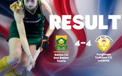 FIH INDOOR WORLD CUP 2025 | South Africa and Thailand share the spoils in opener.