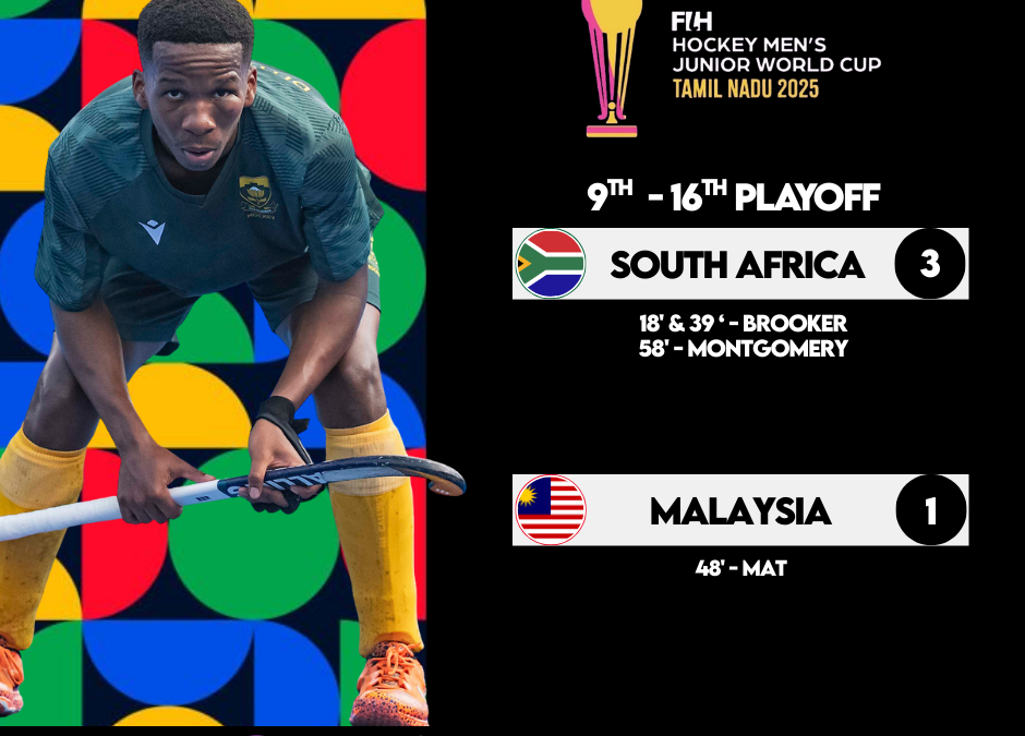South Africa Overcome Malaysia to Advance in 9–16 Playoffs